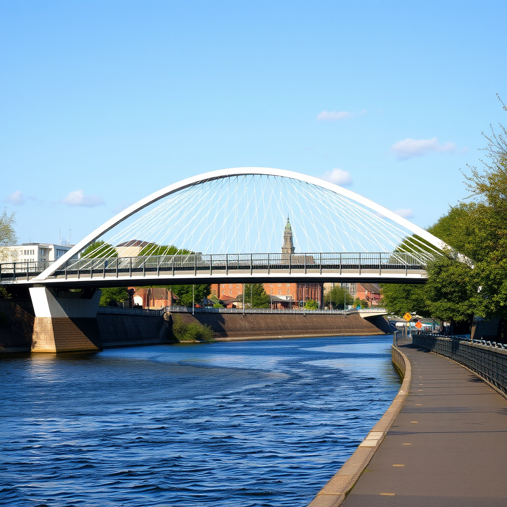 Twenty years since Newport's iconic footbridge was built